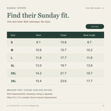 Dog shirt size chart from S to 3XL showing neck, chest and back measurements in inches.