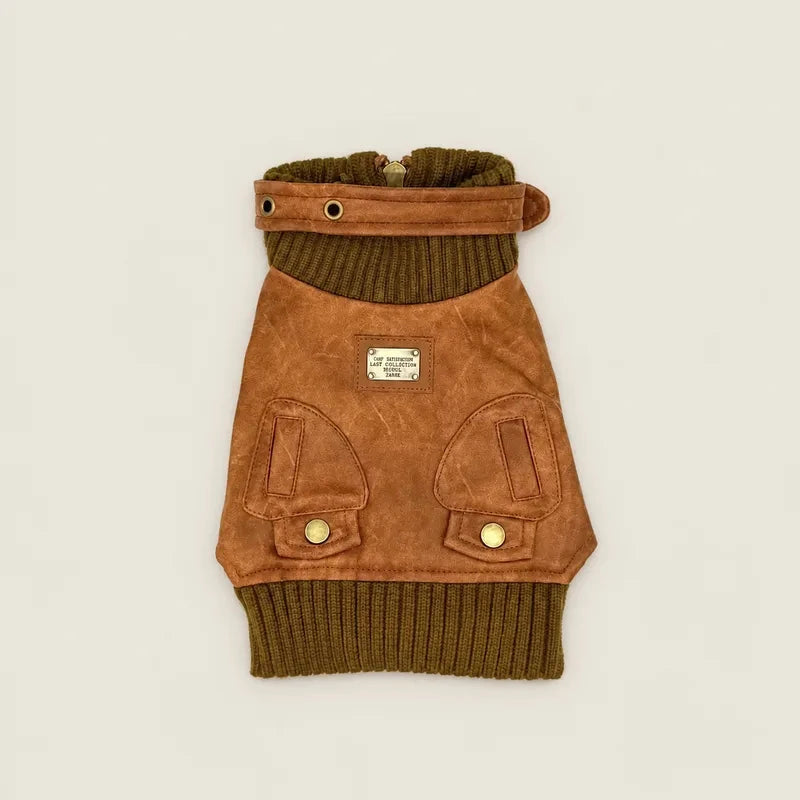 Heritage Rover Pet Vest on a warm linen background.